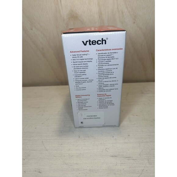 VTech CS6124 Single Line DECT 6.0 Cordless Phone - Picture 3 of 6